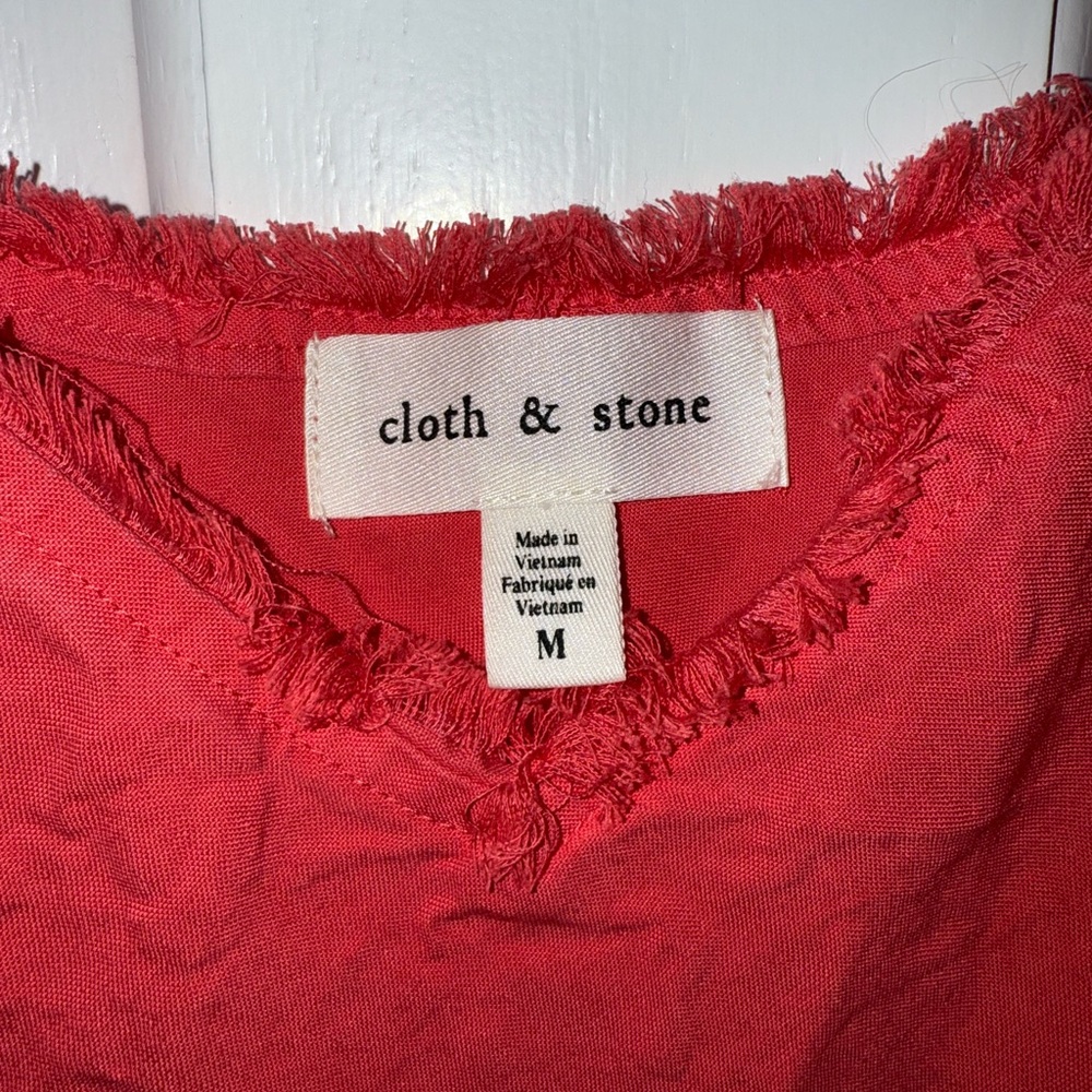 Cloth & Stone Vibrant Red Camisole - Picture 2 of 2